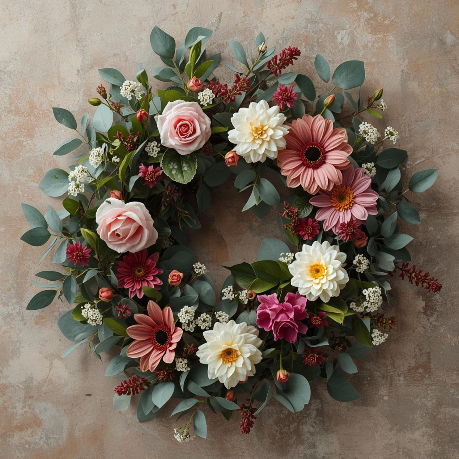 Flowers wreath