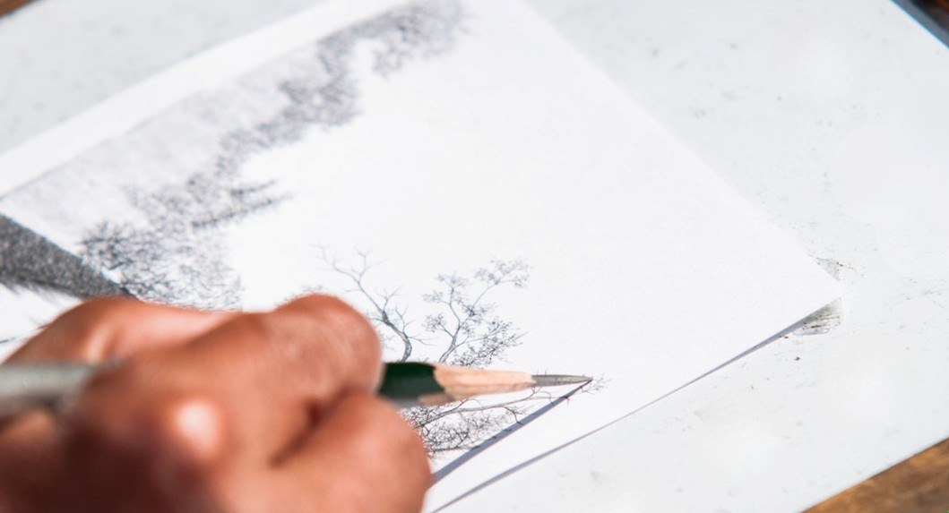 Sketching fb banner