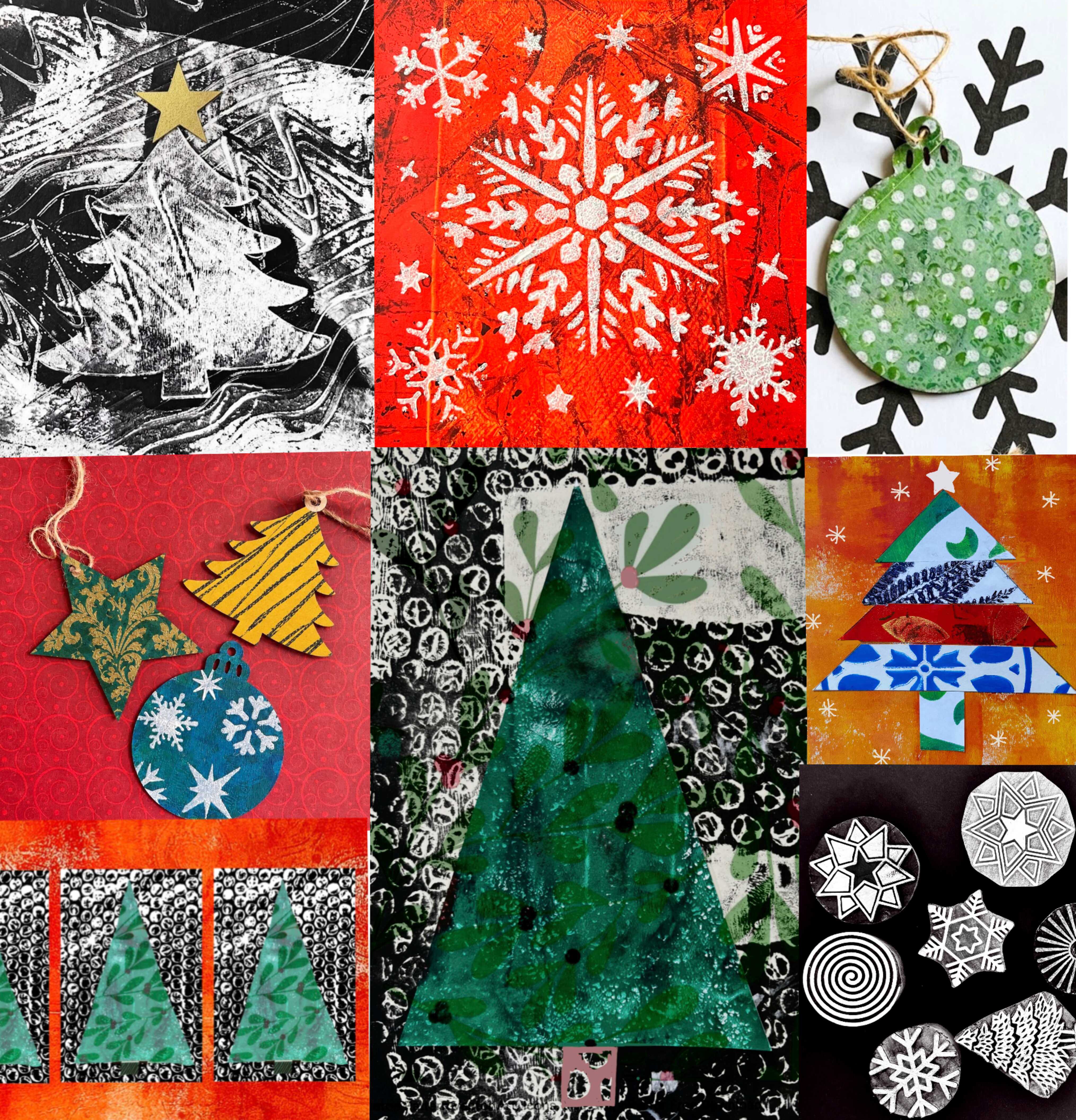 Christmas gelli 2